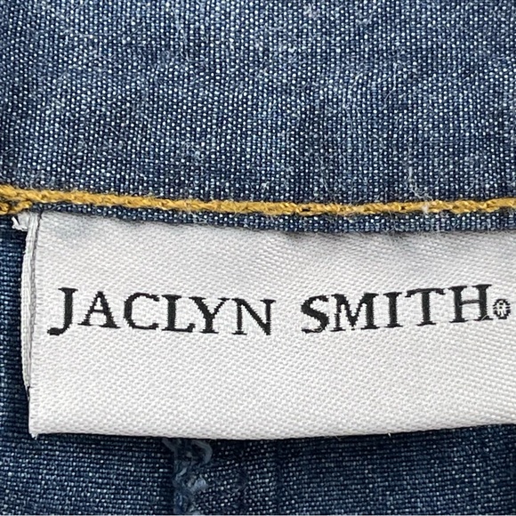 Vintage Jaclyn Smith 100% Cotton Straight Leg Relaxed Fit Cottagecore Pants 20W - Picture 6 of 8